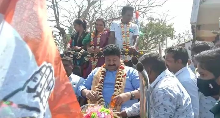 କଂଗ୍ରେସ ପ୍ରାର୍ଥୀଙ୍କ ପାଇଁ ଆମ୍ବେରୀ ପଞ୍ଚାୟତରେ ବାପି ସାର୍ଖେଲଙ୍କ ମାରାଥନ ପ୍ରଚାର￼