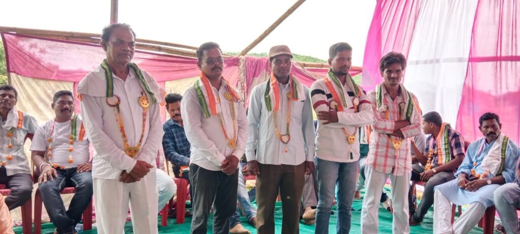 ସାନଖେମୁଣ୍ଡି ତାଲୁକାର ନୂତନ କର୍ମକର୍ତା ଗଠନ ବୈଠକ ।