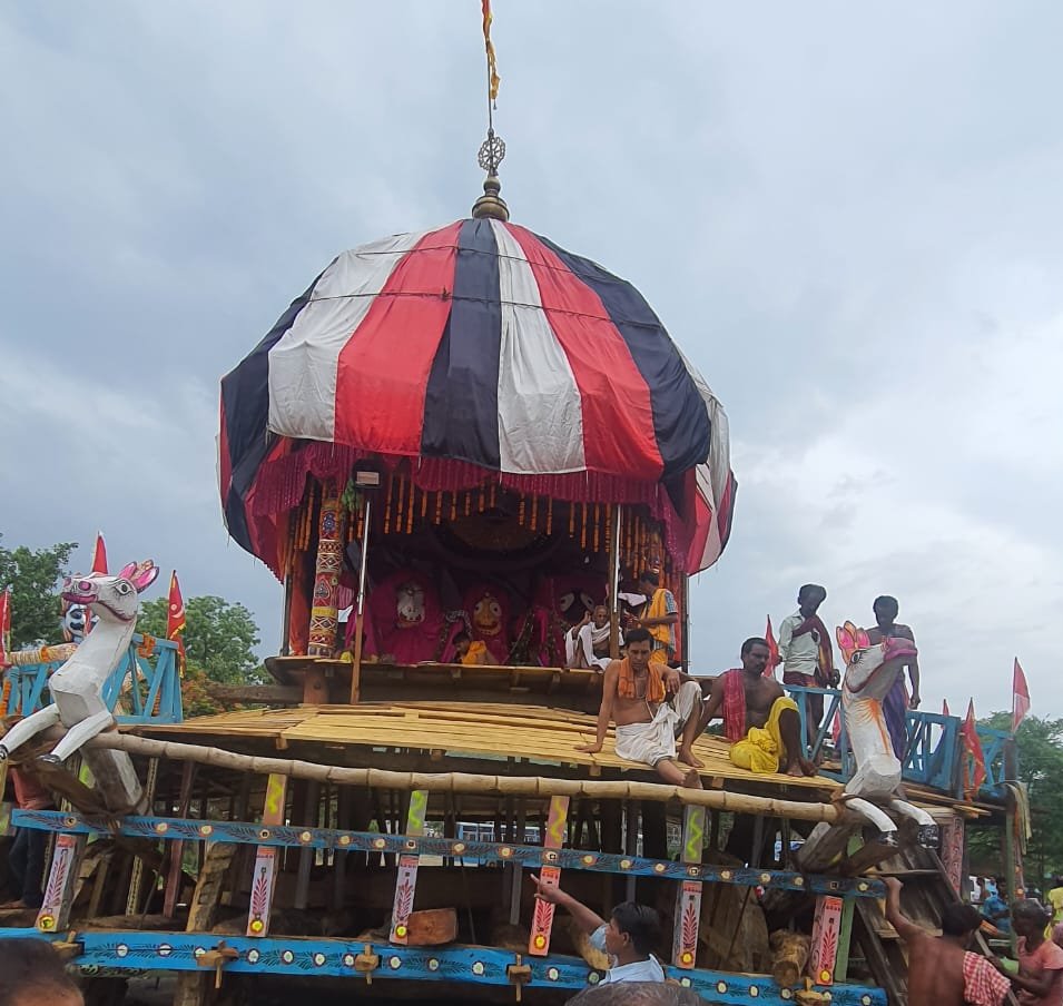 ଗୁଣ୍ଡିଚା ମନ୍ଦିରରେ ଲାଗିଲାଧରାକୋଟ ରଥ