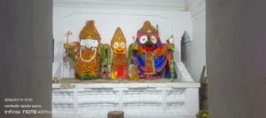 ଧରାକୋଟ ରେ ତିନି ଠାକୁରଙ୍କ କୃଷ୍ଣ ବଳରାମ ବେଶ